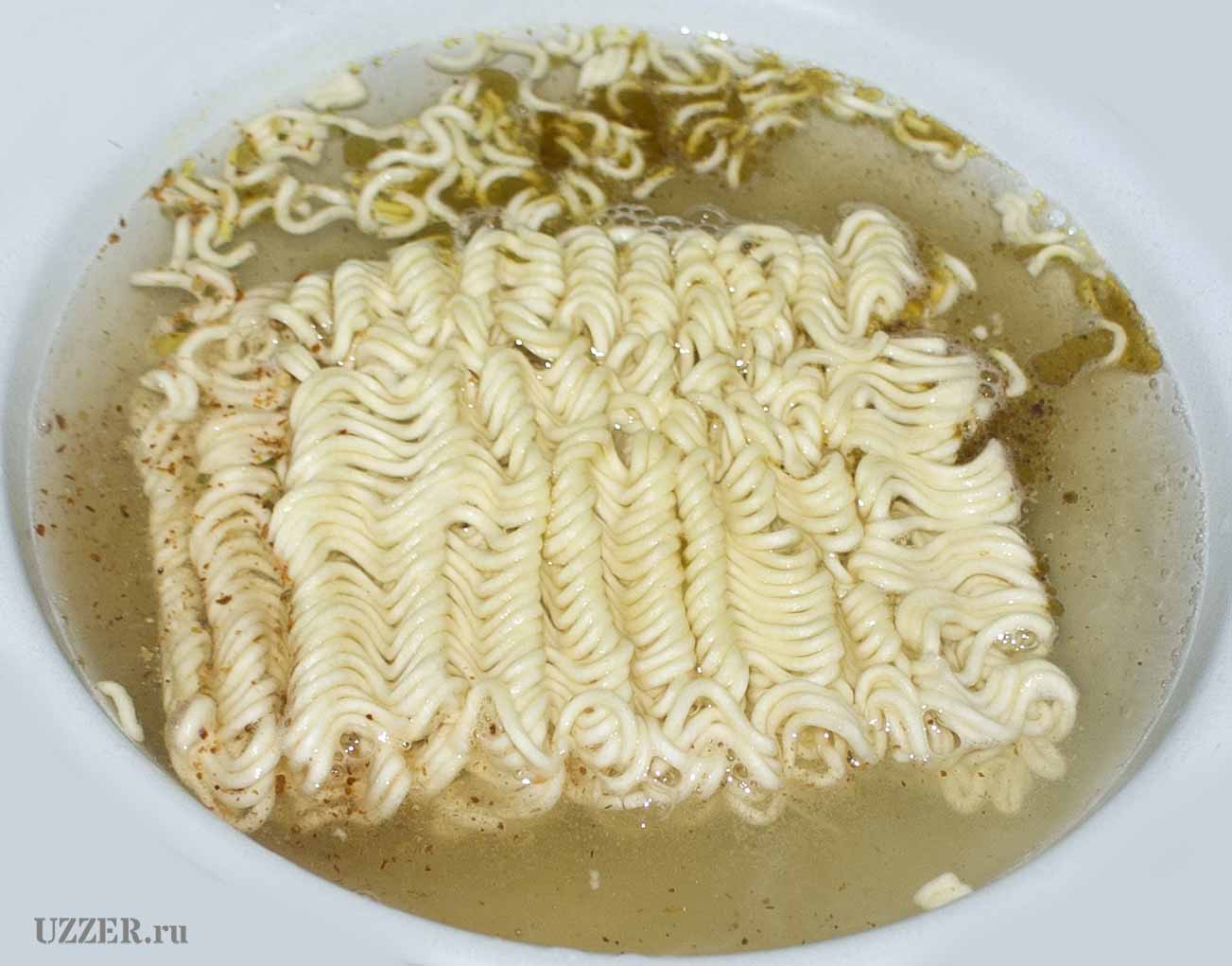 Отзыв на Биг Ланч Бизнес-ланч яичная лапша с куриным бульоном