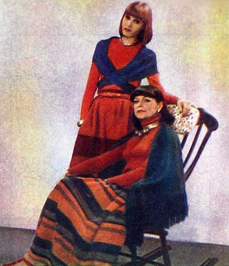 Советские модельеры предлагают варианты одежды для дома 1979 год